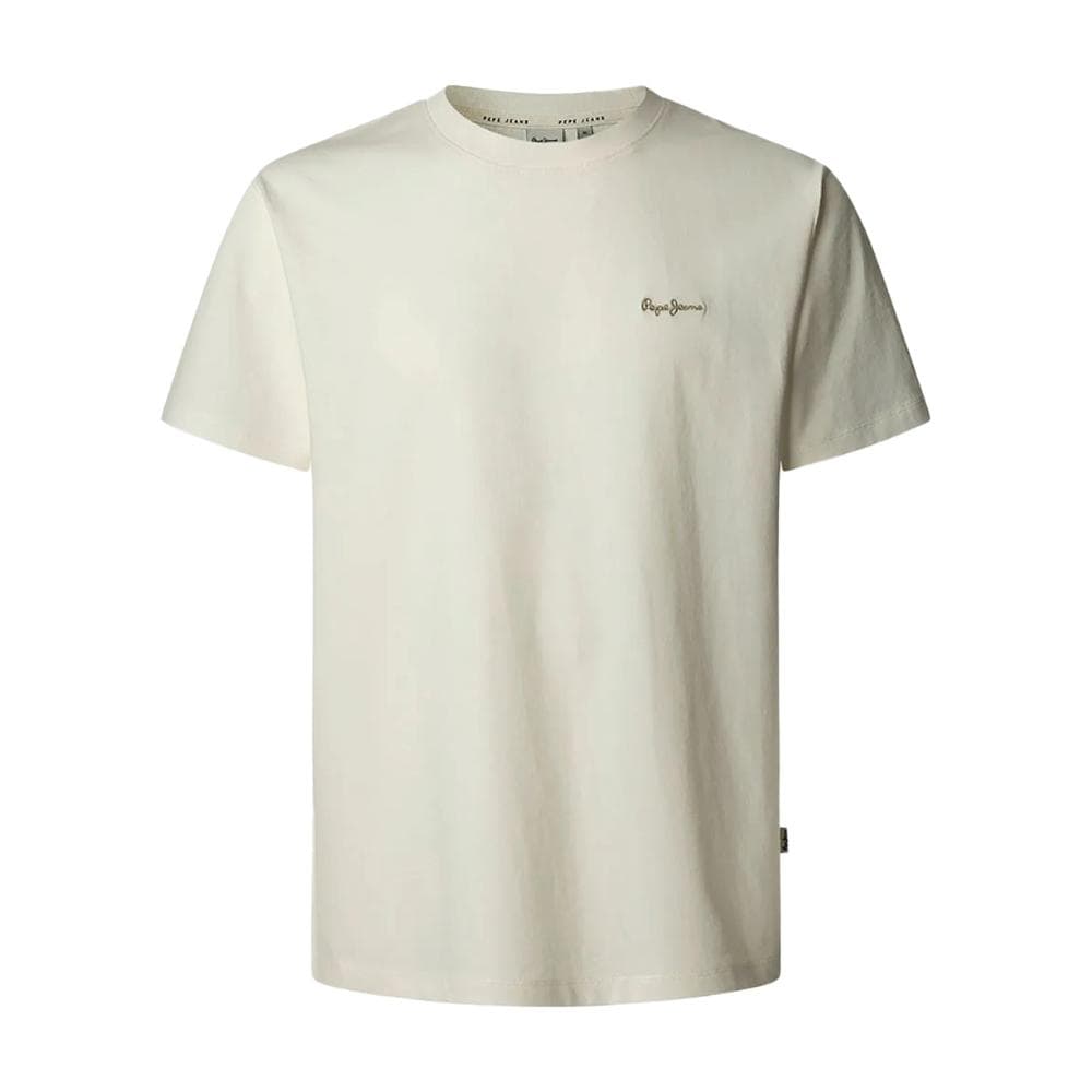 T-shirt Blanc Homme Pepe jeans Contrast 1