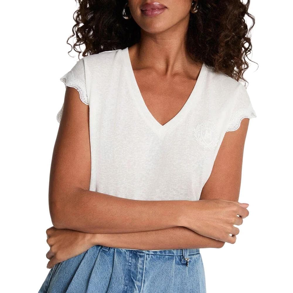 T-shirt Blanc Femme Morgan DECUME 1