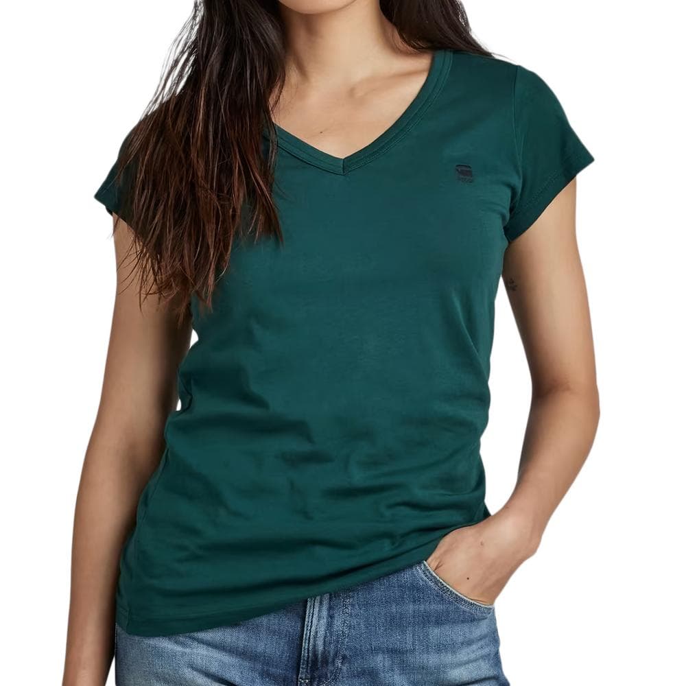 T-shirt Vert Femme G-Star Raw Eyben 1