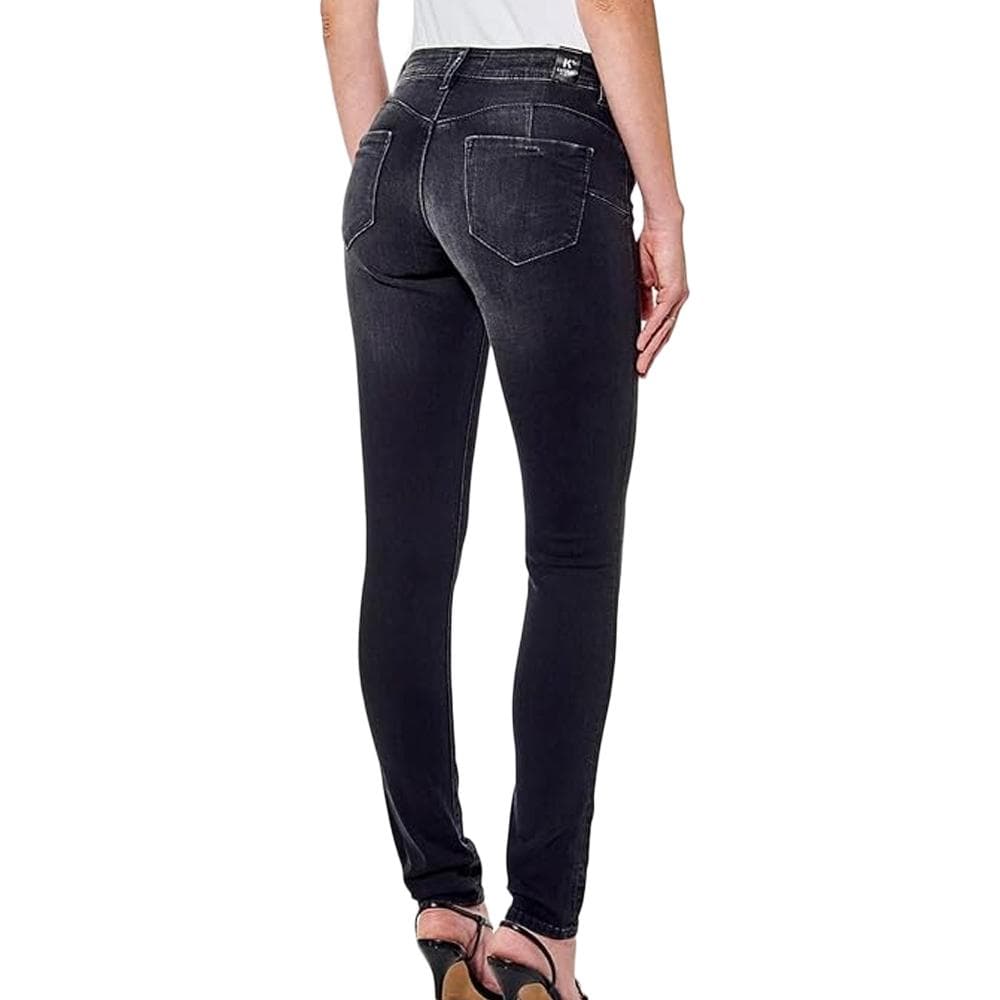 Jean Slim Gris Femme Kaporal LOCKKE 2