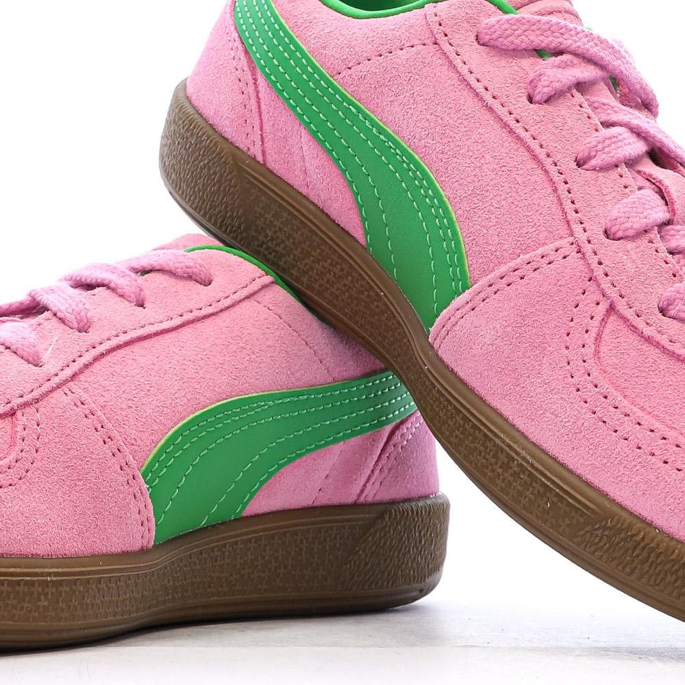 Baskets Roses/Vertes Garçon Puma Palermo 7