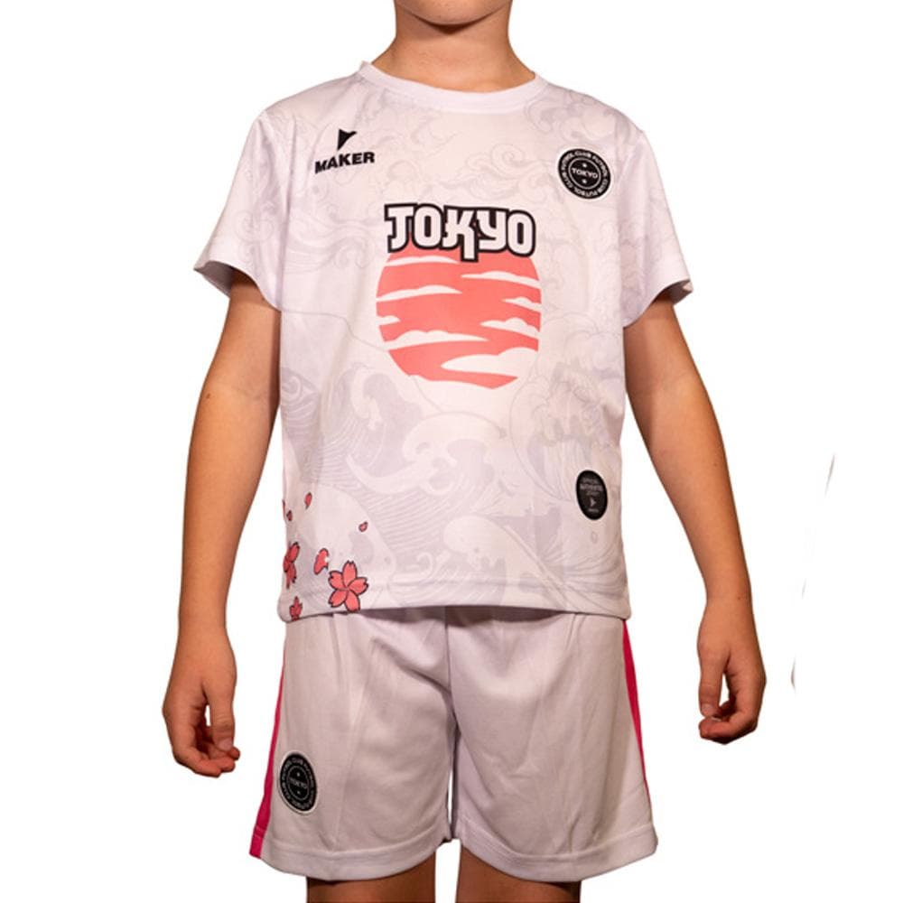 Ensemble Blanc/Rose Enfant Sport Zone Tokyo 1