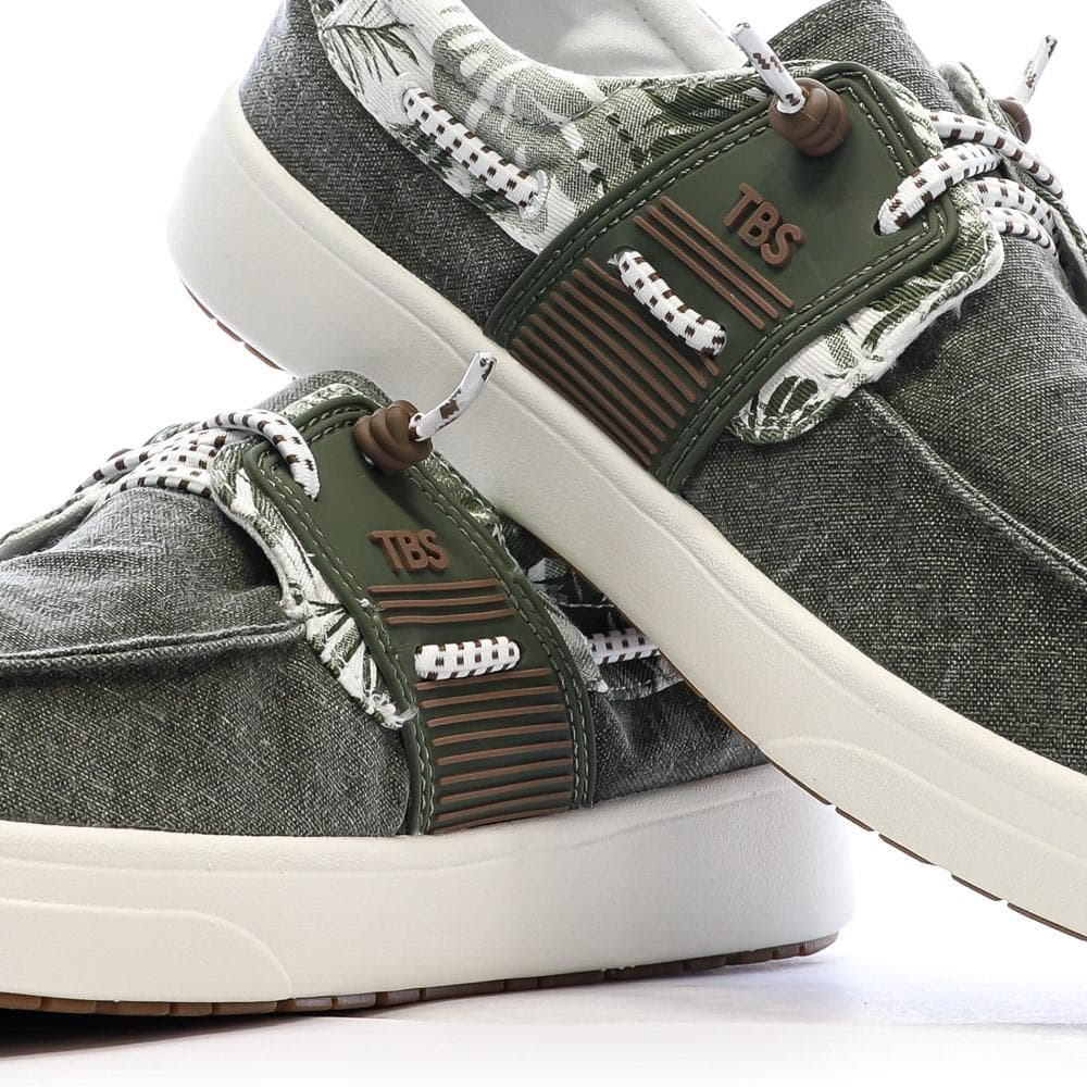 Chaussures Bateau Vertes Homme TBS Geo 7