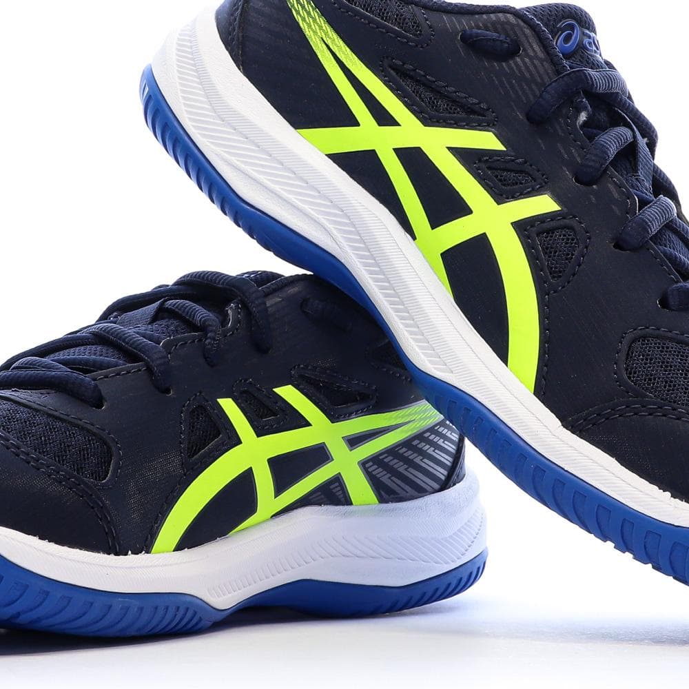 Chaussures de padel Marines/Jaunes Fluo Homme Asics Upcourt 6 7