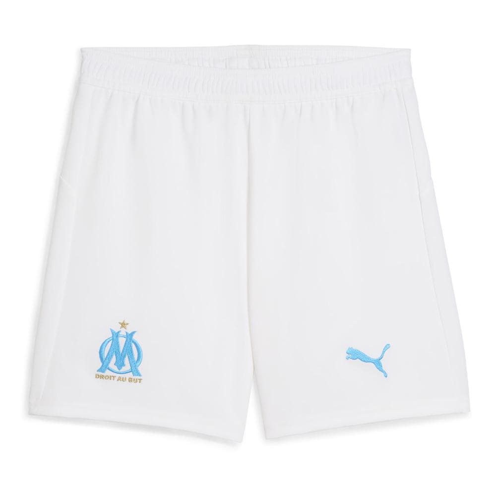 OM Short Blanc/Turquoise Homme Puma Basic 1