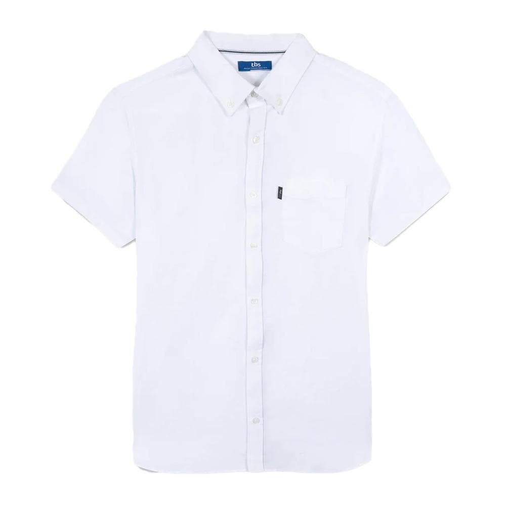 Chemise Blanc Homme TBS BRODY 1