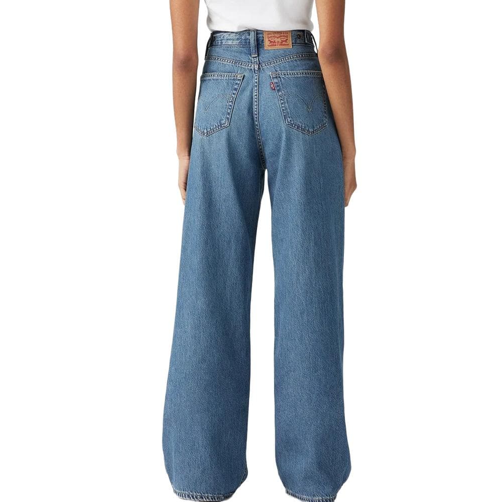 Jean Bleu Femme Levi's Cinch Baggy Indigo 2
