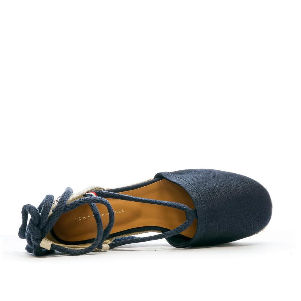 Chaussures compensées Marine Femme Tommy Hilfiger Linen 4