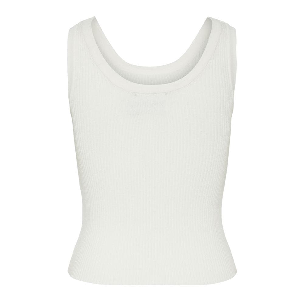 Débardeur Ecru Femme Pieces Prista 2