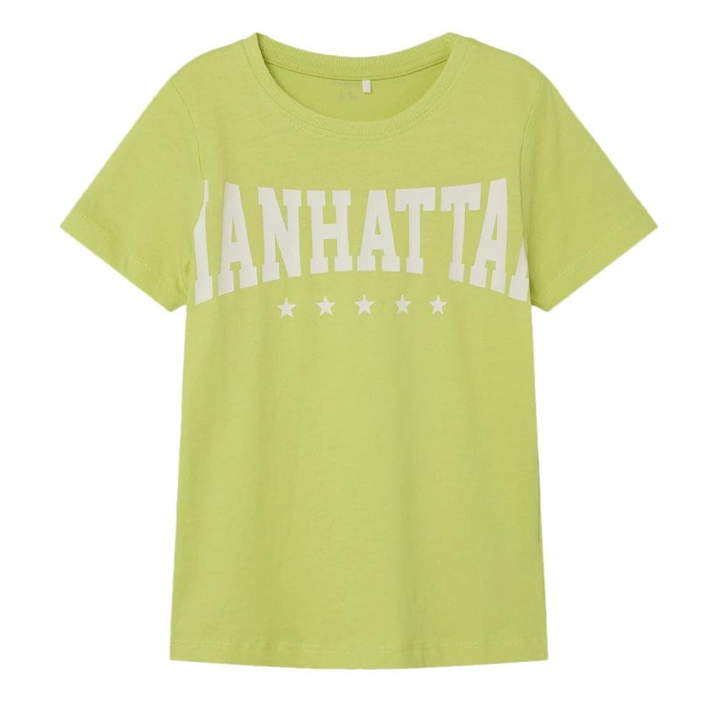 T-shirt Vert/Blanc Garçon Name it Berte 1