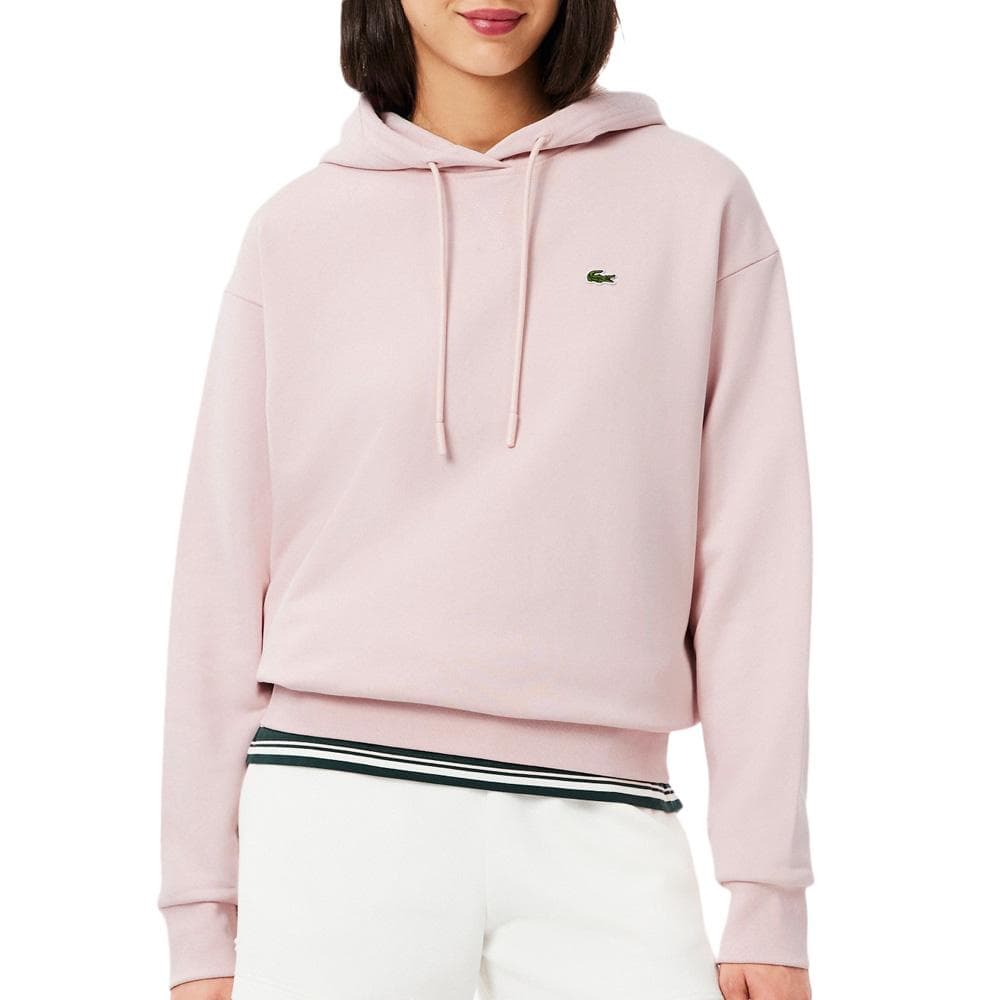 Sweat à Capuche Rose Femme Lacoste En Mollet 1