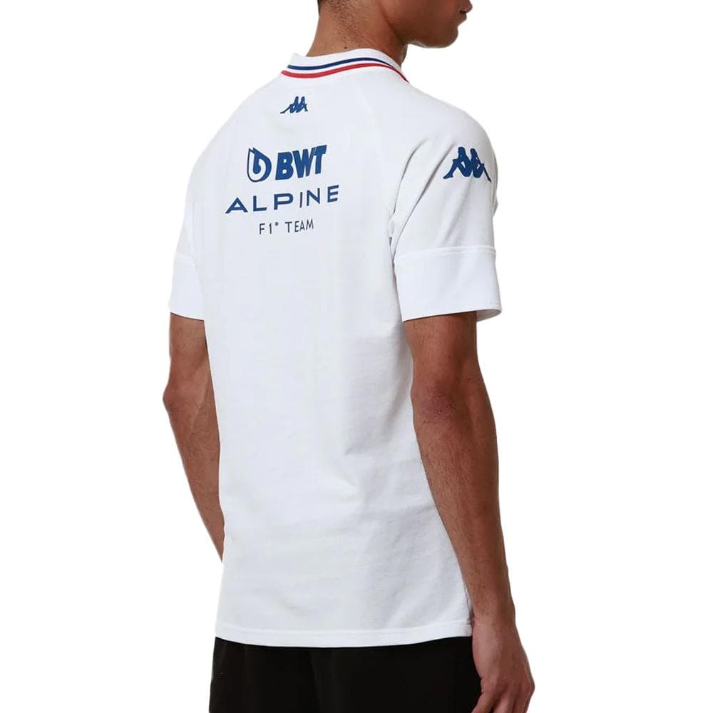 Polo Blanc Homme Kappa Andowi 2