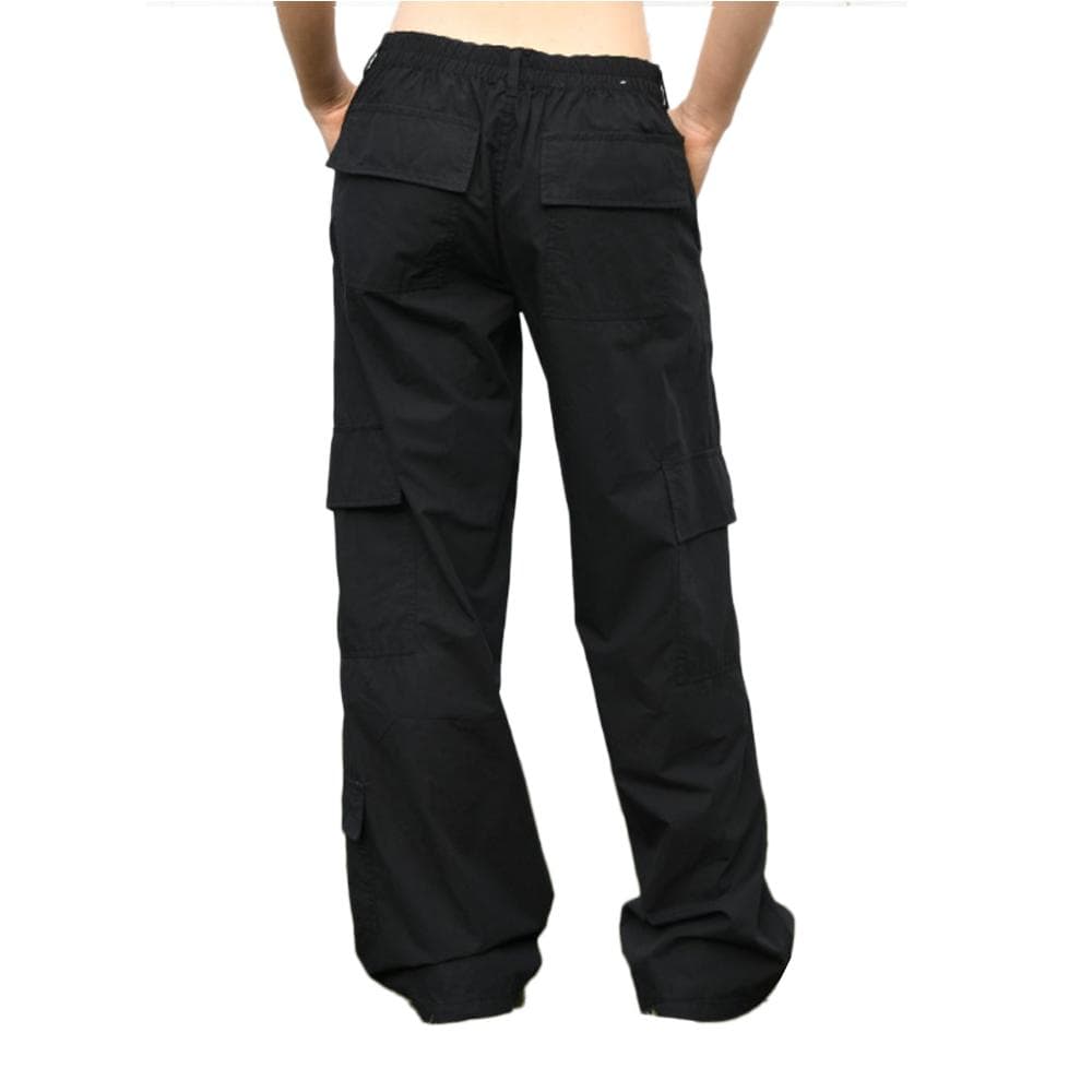 Pantalon Cargo Noir Femme Monday Premium 3192 2