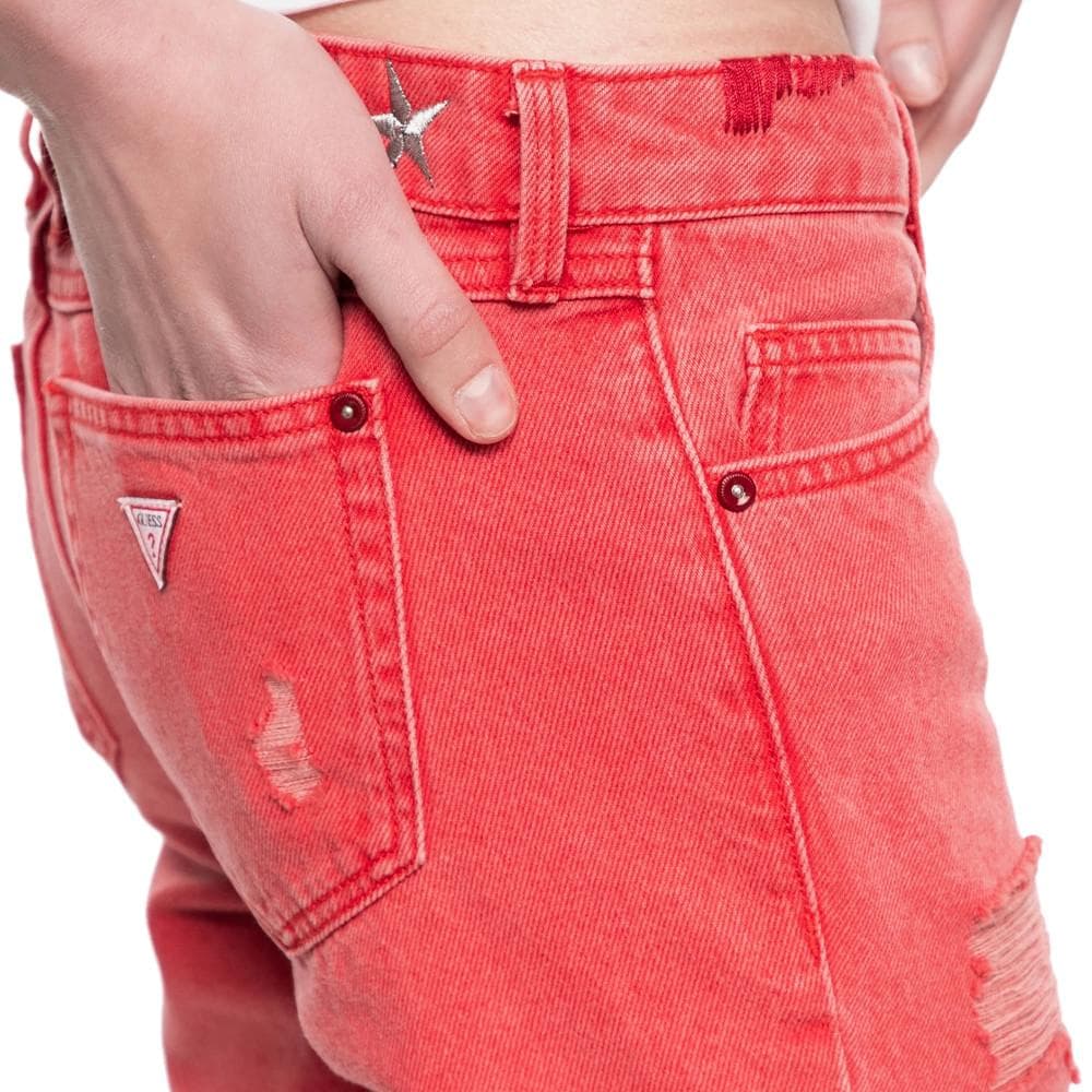 Jean Skinny Rouge Femme Guess Marilyn 3