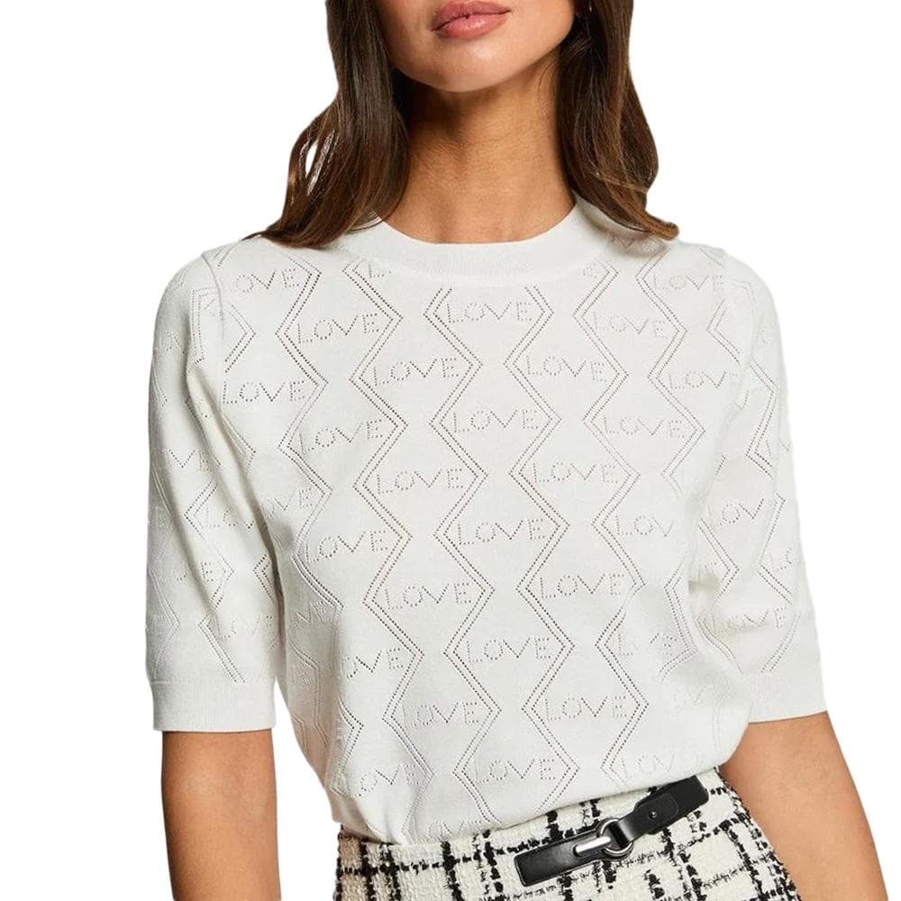 T-Shirt Blanc Femme Morgan MIKA 1