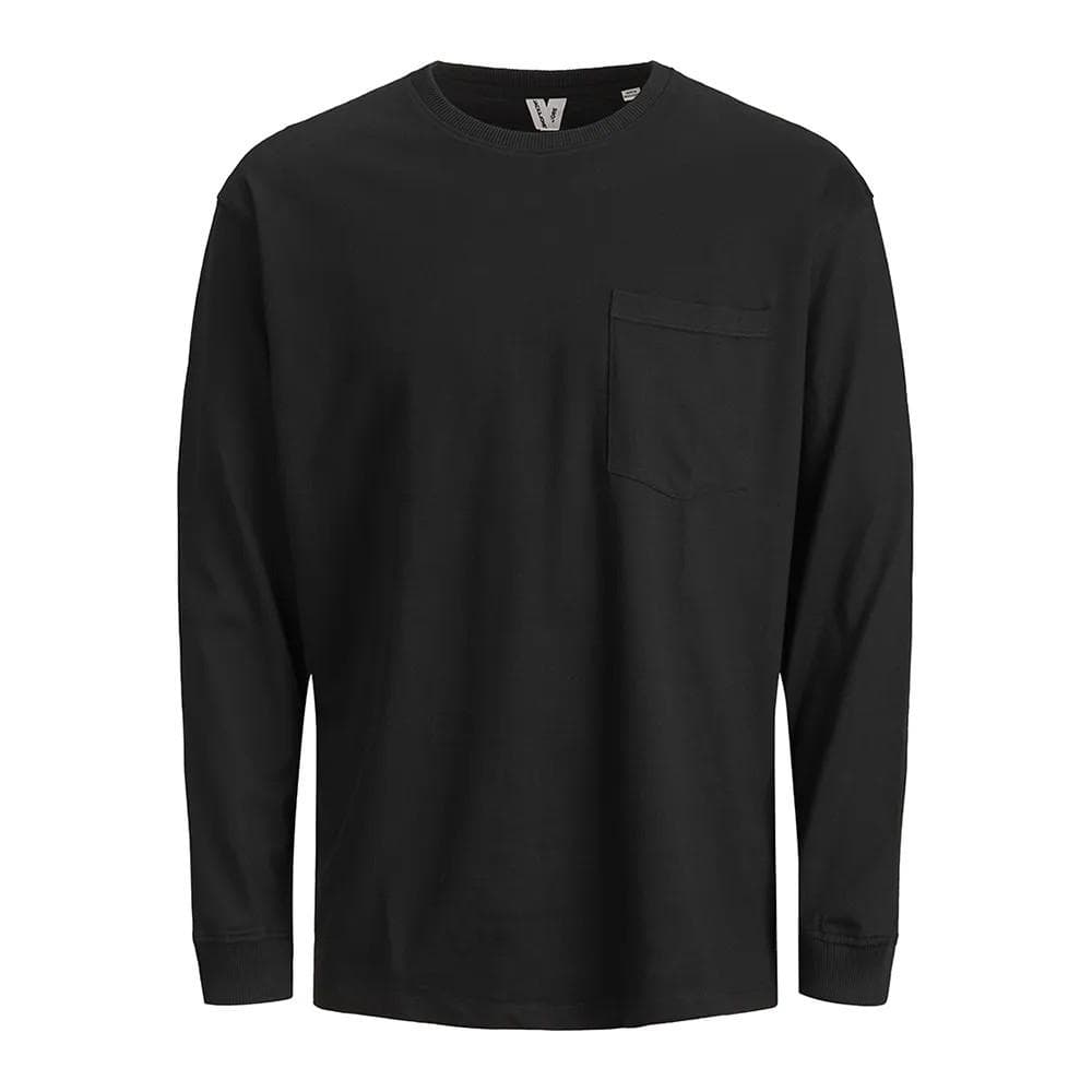 T-shirt Manches Longues Noir Homme Jack & Jones Tanby 1