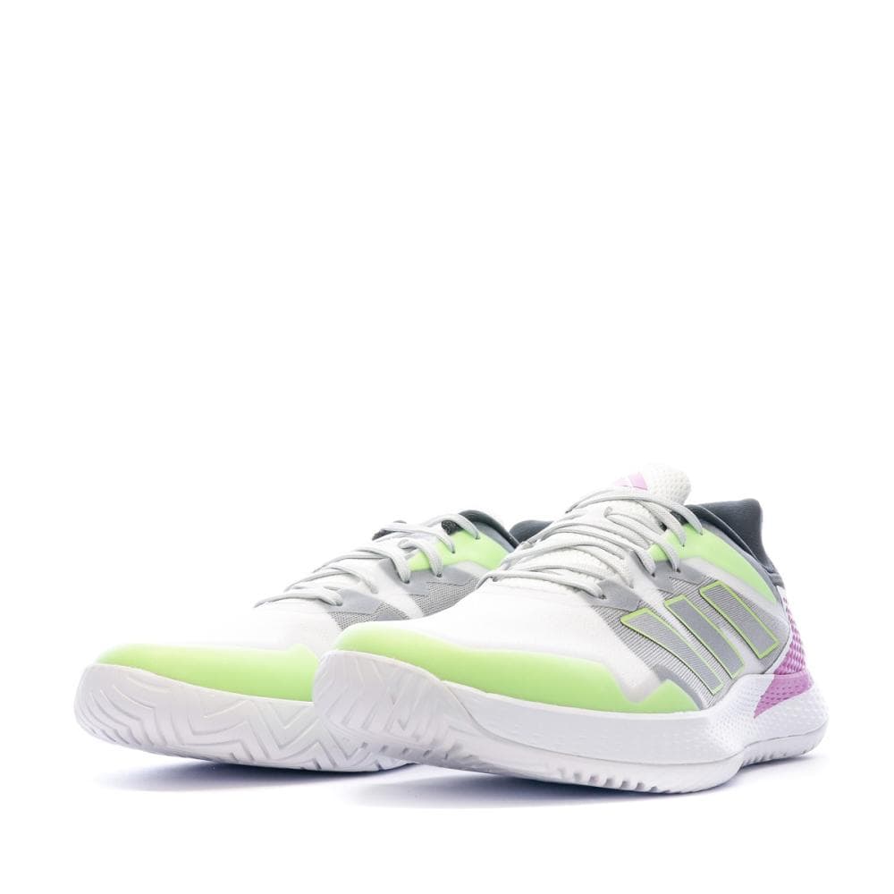 Chaussures de Tennis Blanc/Gris Homme Adidas Defiant Speed 6