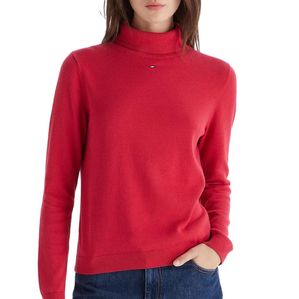 Pull Rouge Femme Tommy Hilfiger Tjw Essential 1