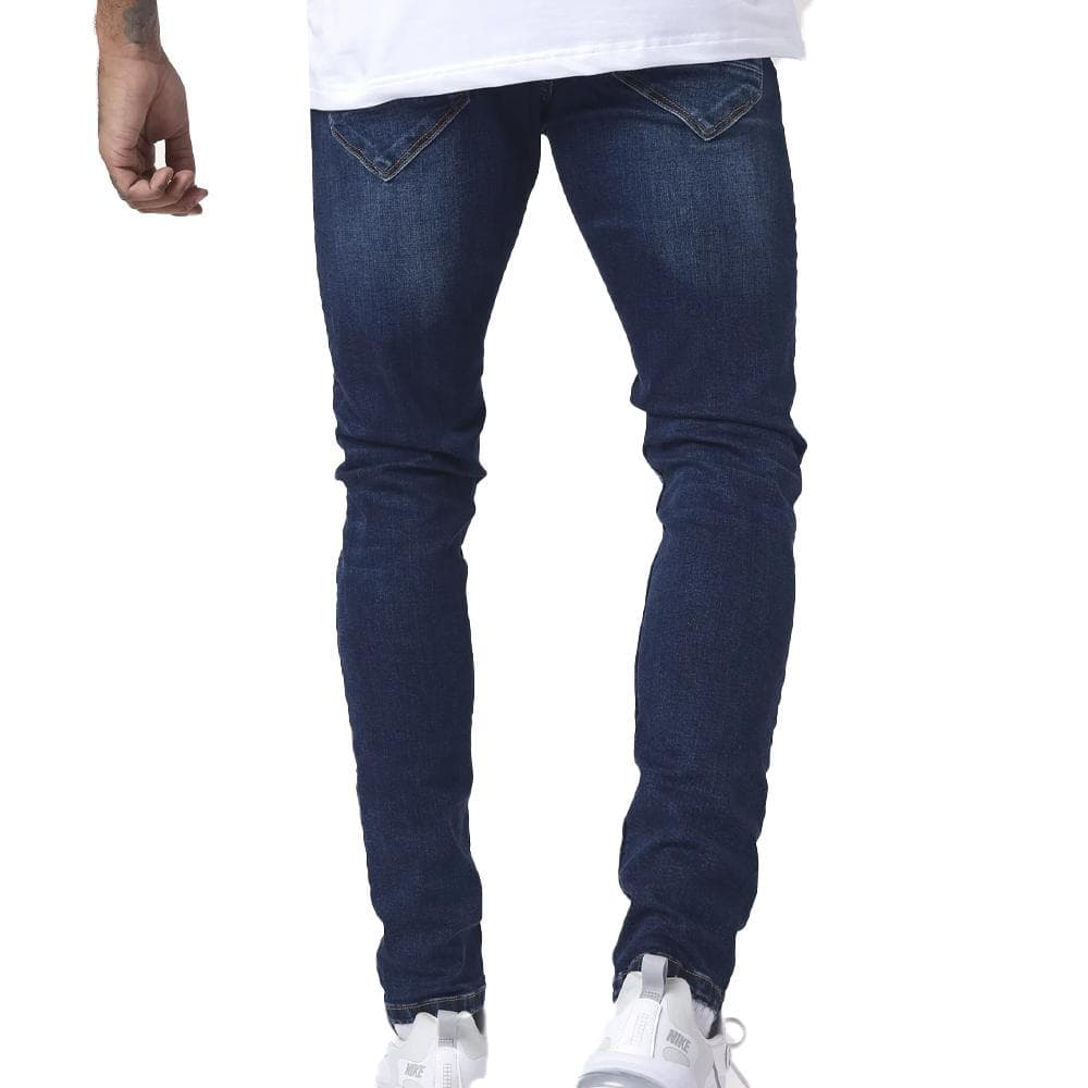 Jean Skinny Bleu Foncé Homme Project X Paris Jean Slim Basic 2
