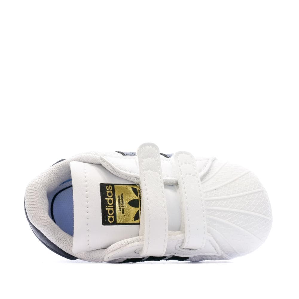 Baskets Blanches Mixte Bébé Adidas Superstar 4