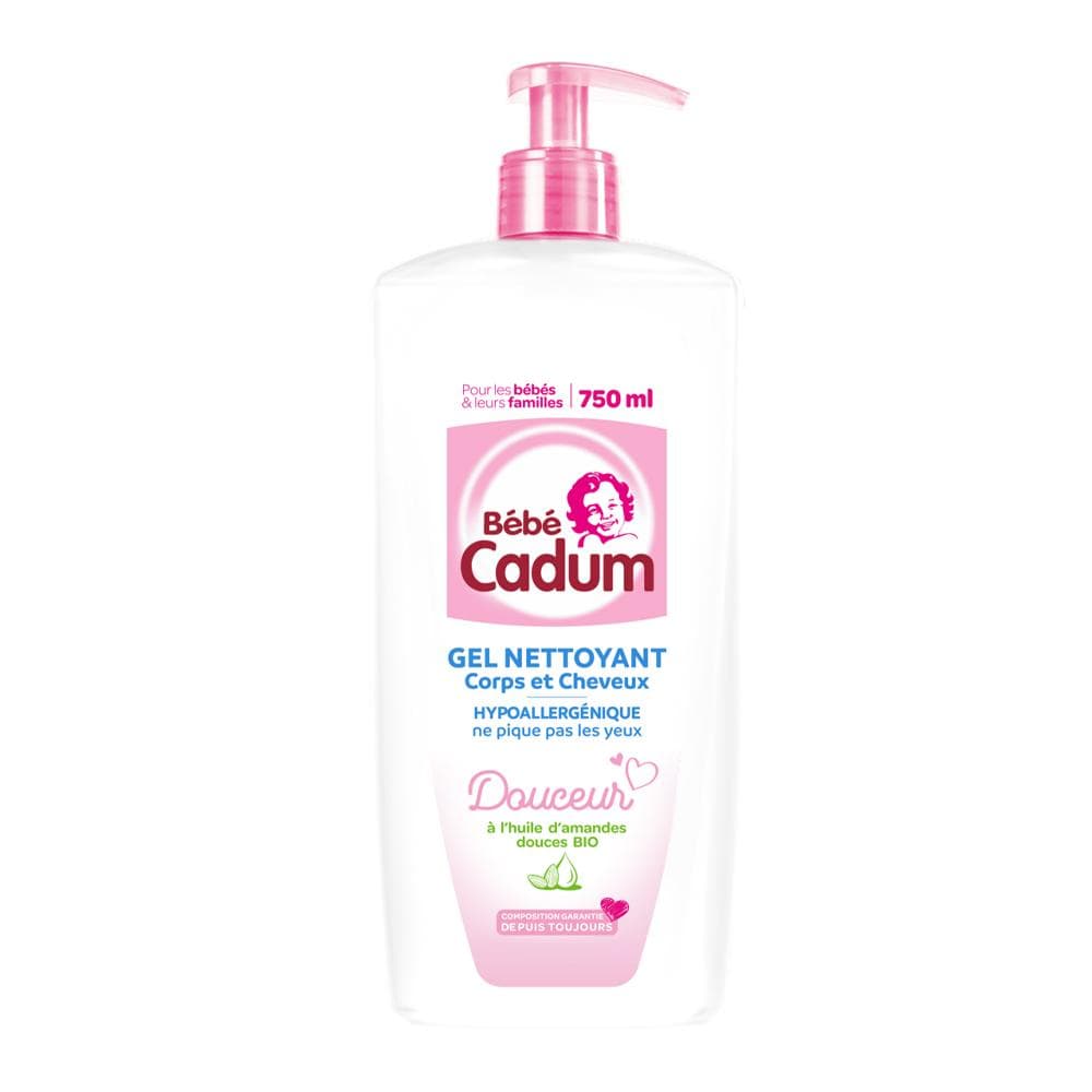 Gel douche Cadum Gel Nettoyant Corps Et Cheveux Bb 750ml 1