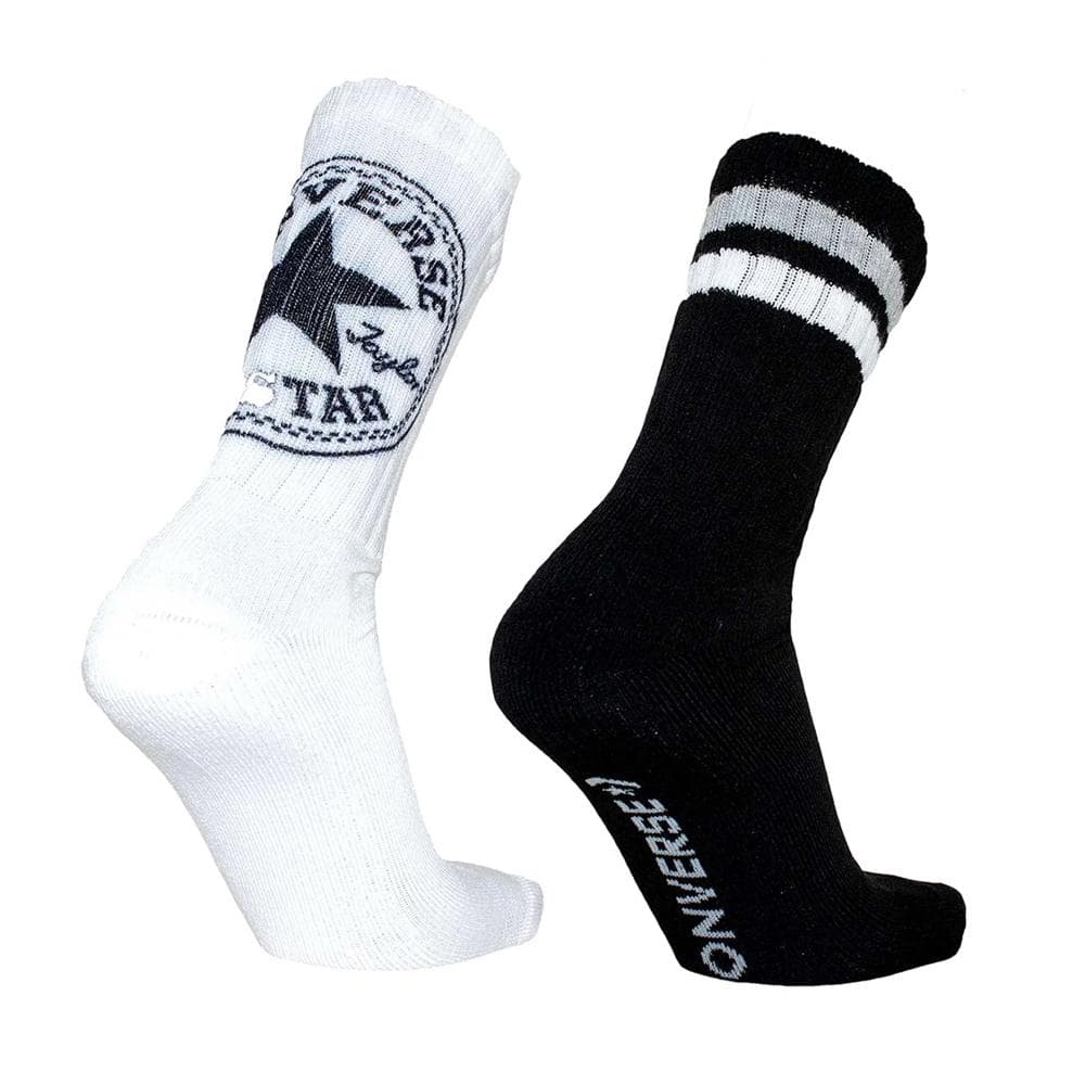 Chaussettes Noires/Blanches Homme Converse E1236H 2