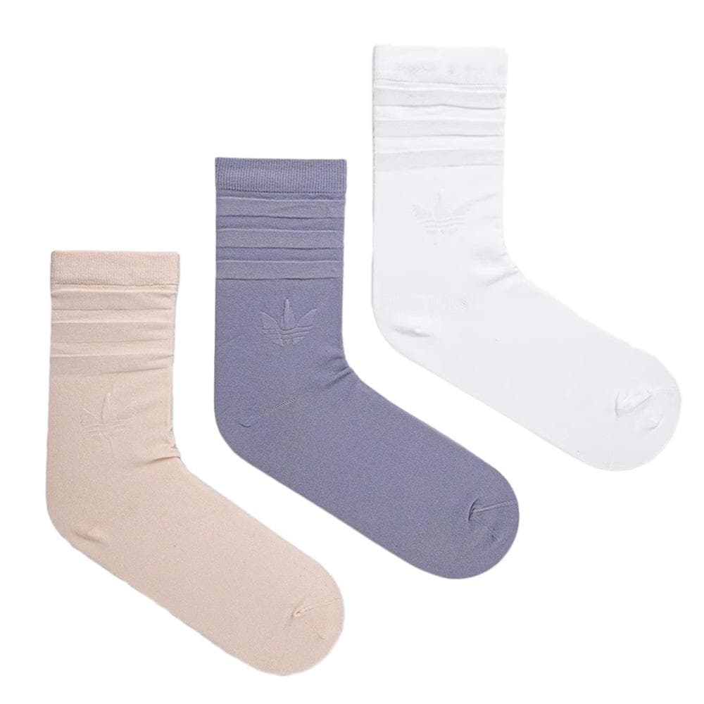 x3 Paires de chaussettes Rose/Violet/Blanc Femme Adidas JJ4305 1
