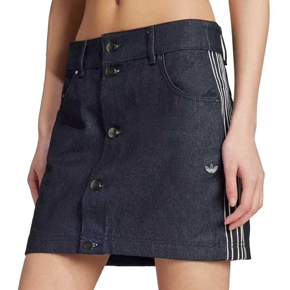 Jupe en Jean Bleu Brut Femme Adidas Skirt 1