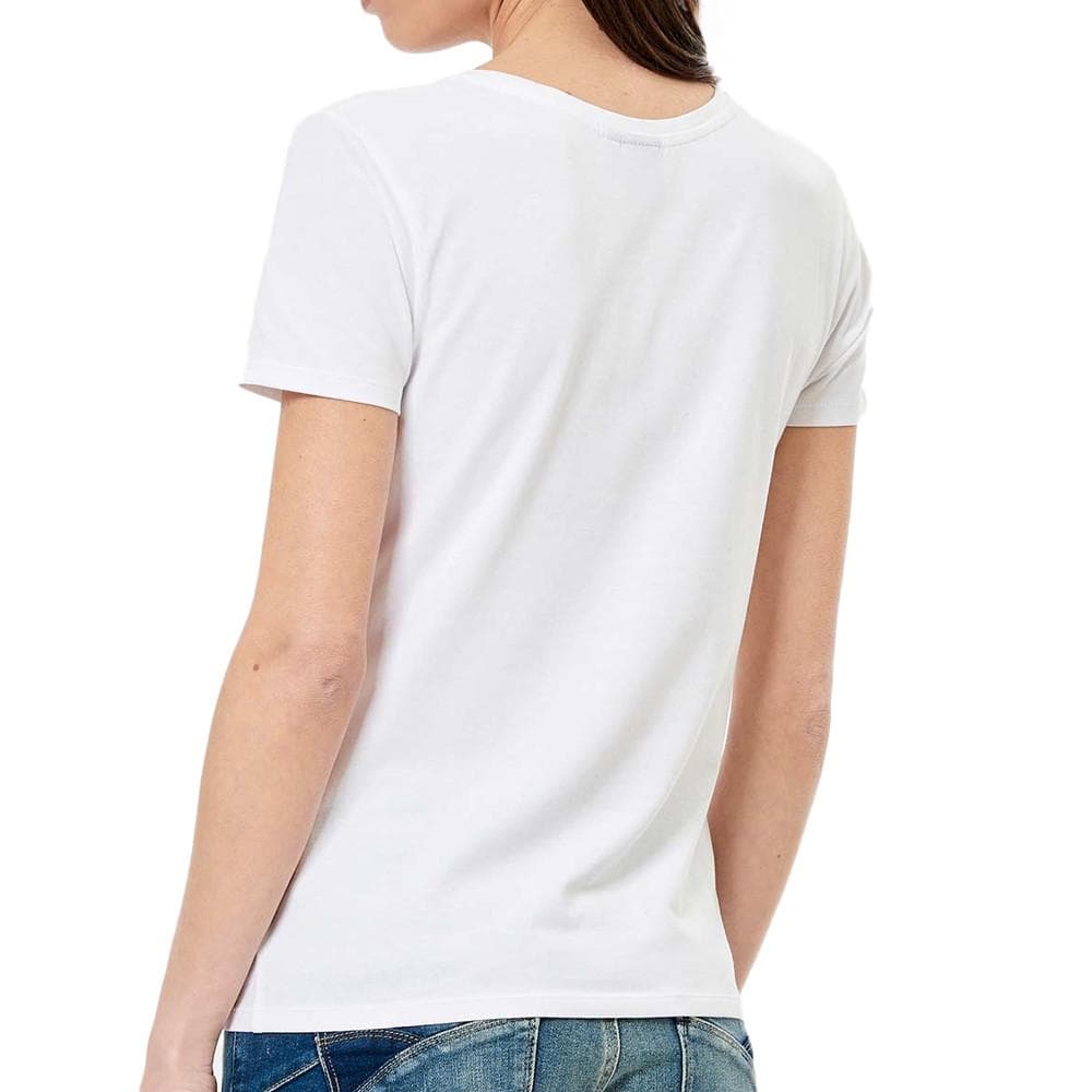 T-shirt Blanc Femme Kaporal 3W11 2