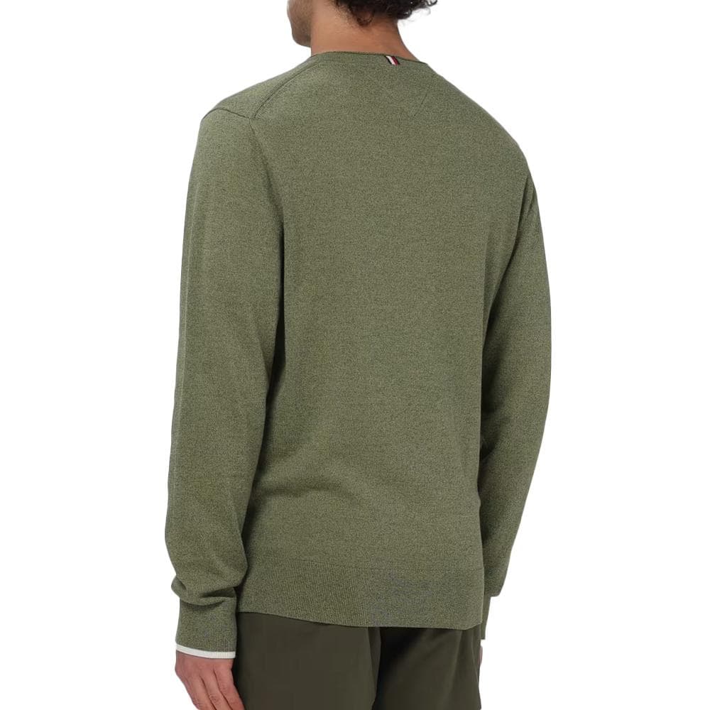 Pull Kaki Homme Tommy Hilfiger Mouline Organic 2