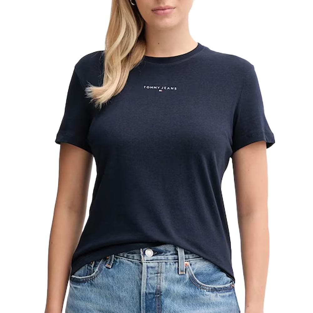 T-Shirt Marine Femme Tommy Hilfiger Linears 1