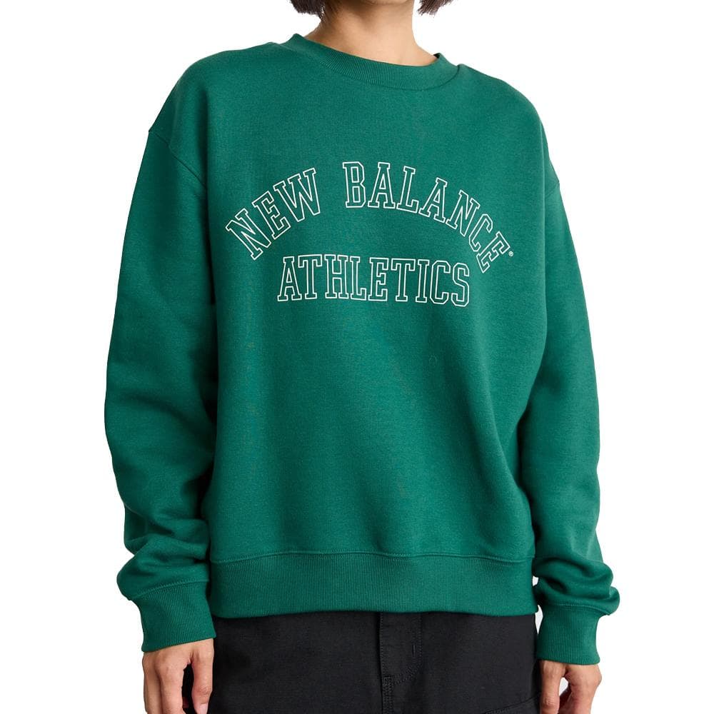 Sweat Vert Femme New Balance Graphic 1