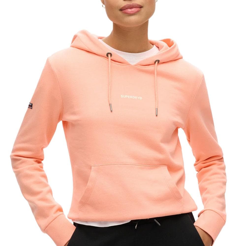 Sweat Corail Femme Superdry Plain Hood 1