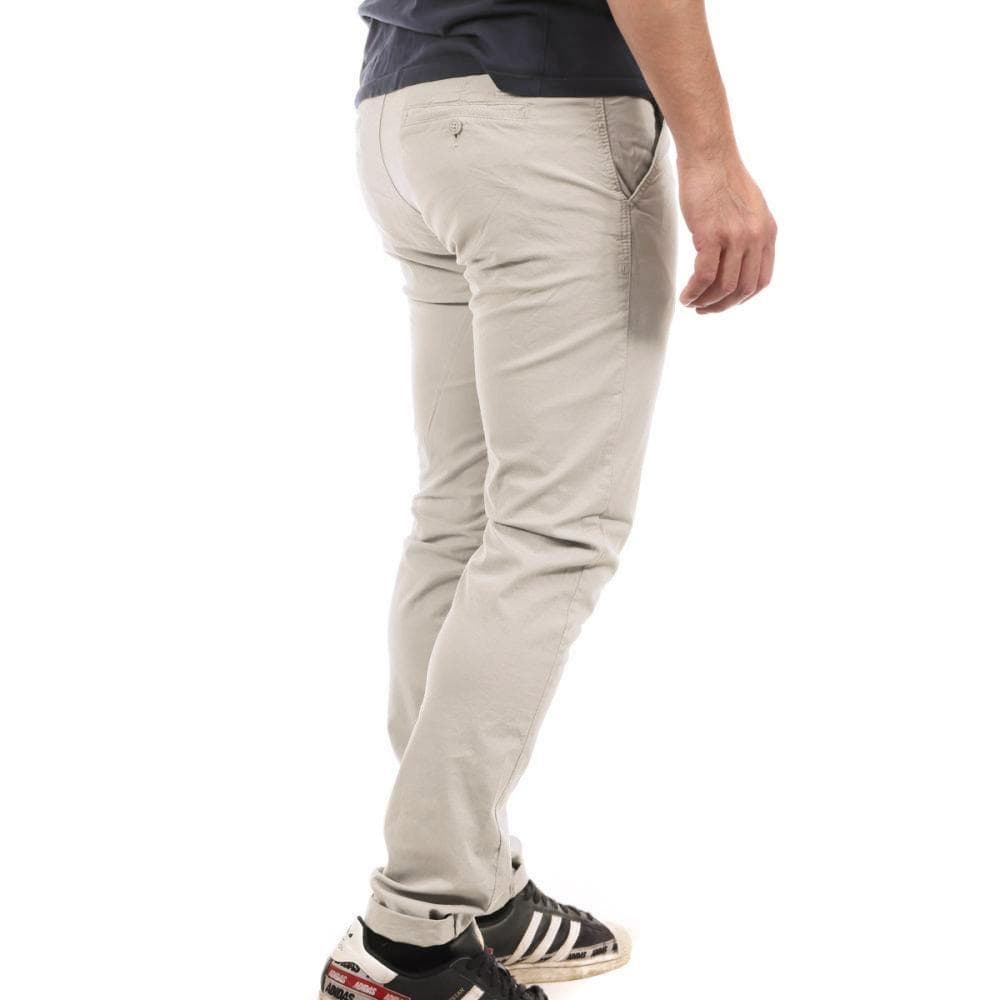 Pantalon Chino Blanc/Écru Homme Paname Brothers Costa1 2