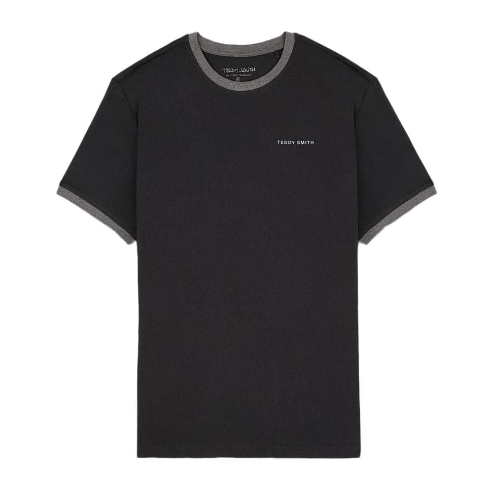 T-shirt Noir Homme Teddy Smith 2R 1