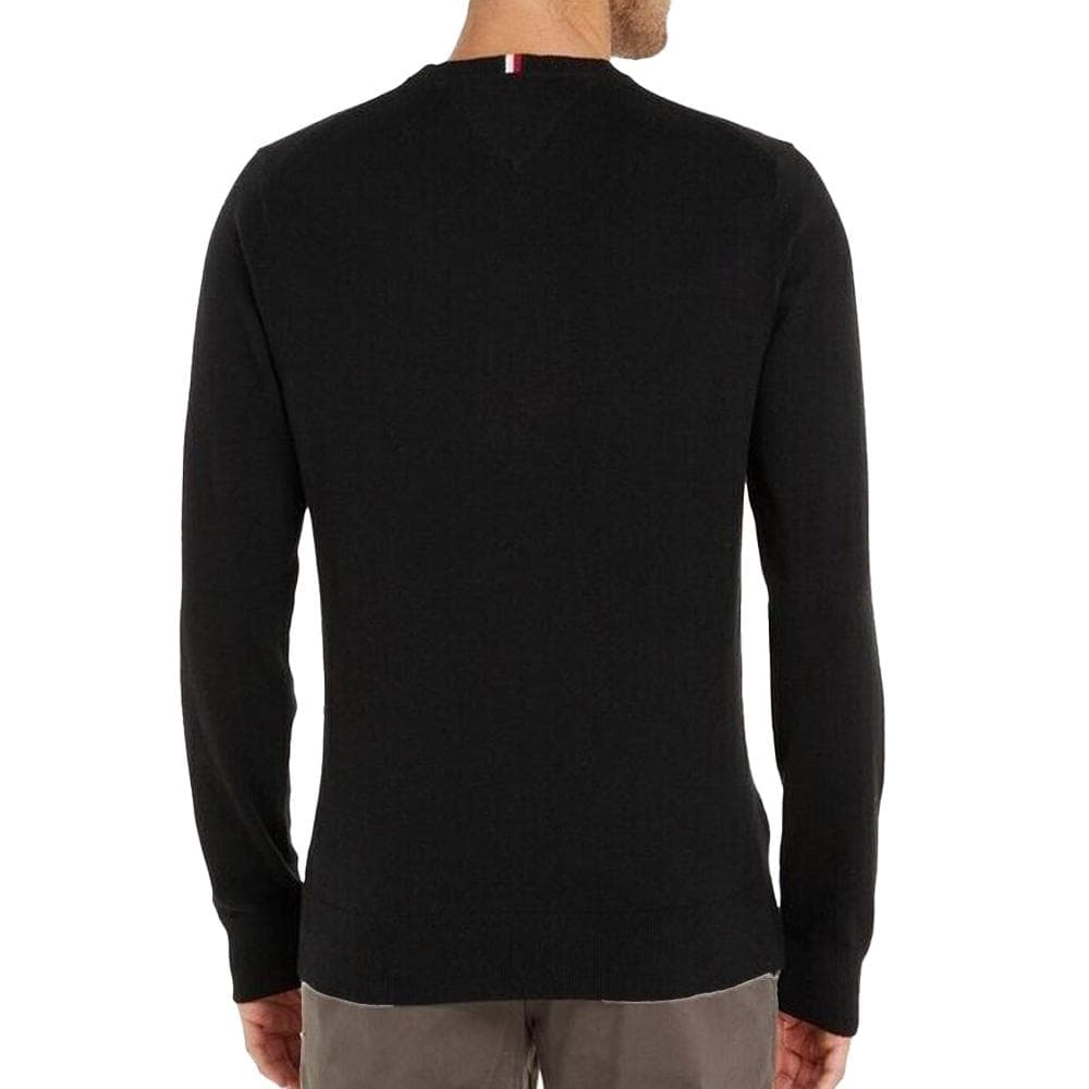 Pull Noir Homme Tommy Hilfiger Pima MW0MW28046 2