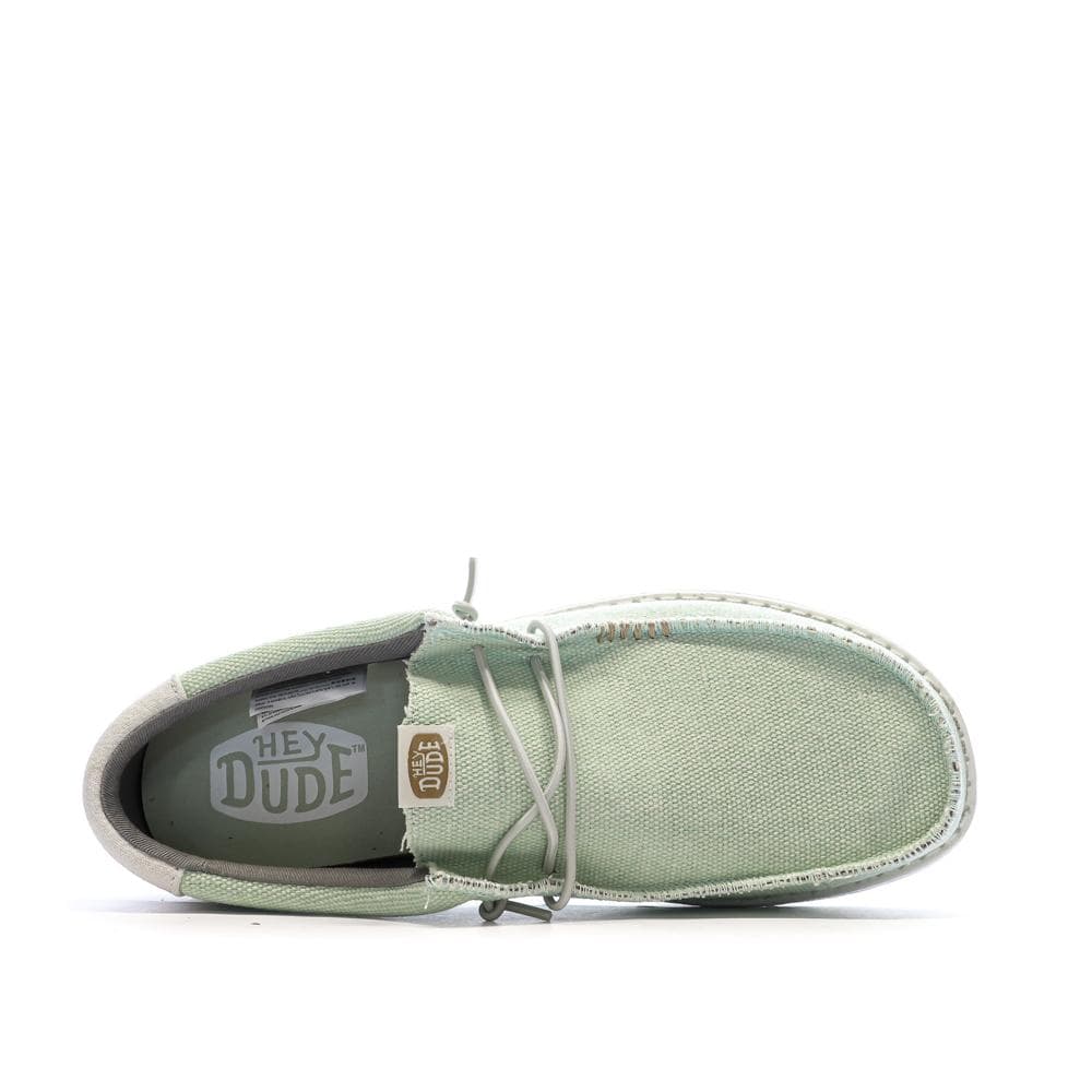 Chaussures Vert/Blanc Homme Hey Dude Stone 4