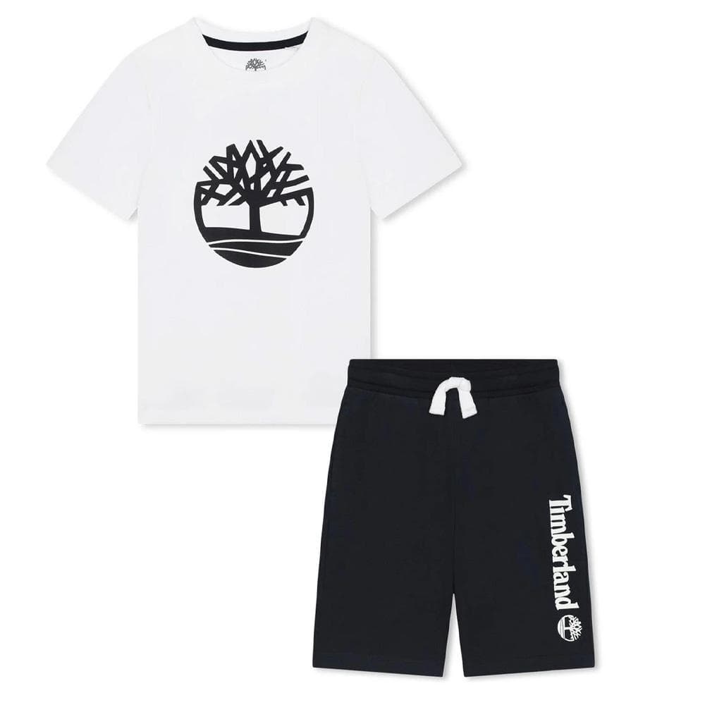Pyjama Blanc/Noir Garçon Timberland T60050 1