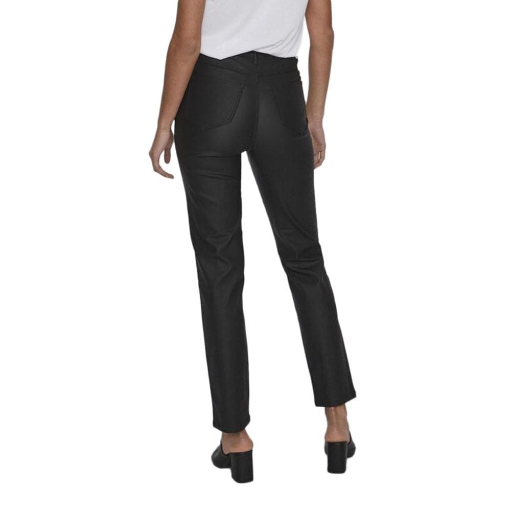 Jean Enduit Noir Femme Vila Commit 2