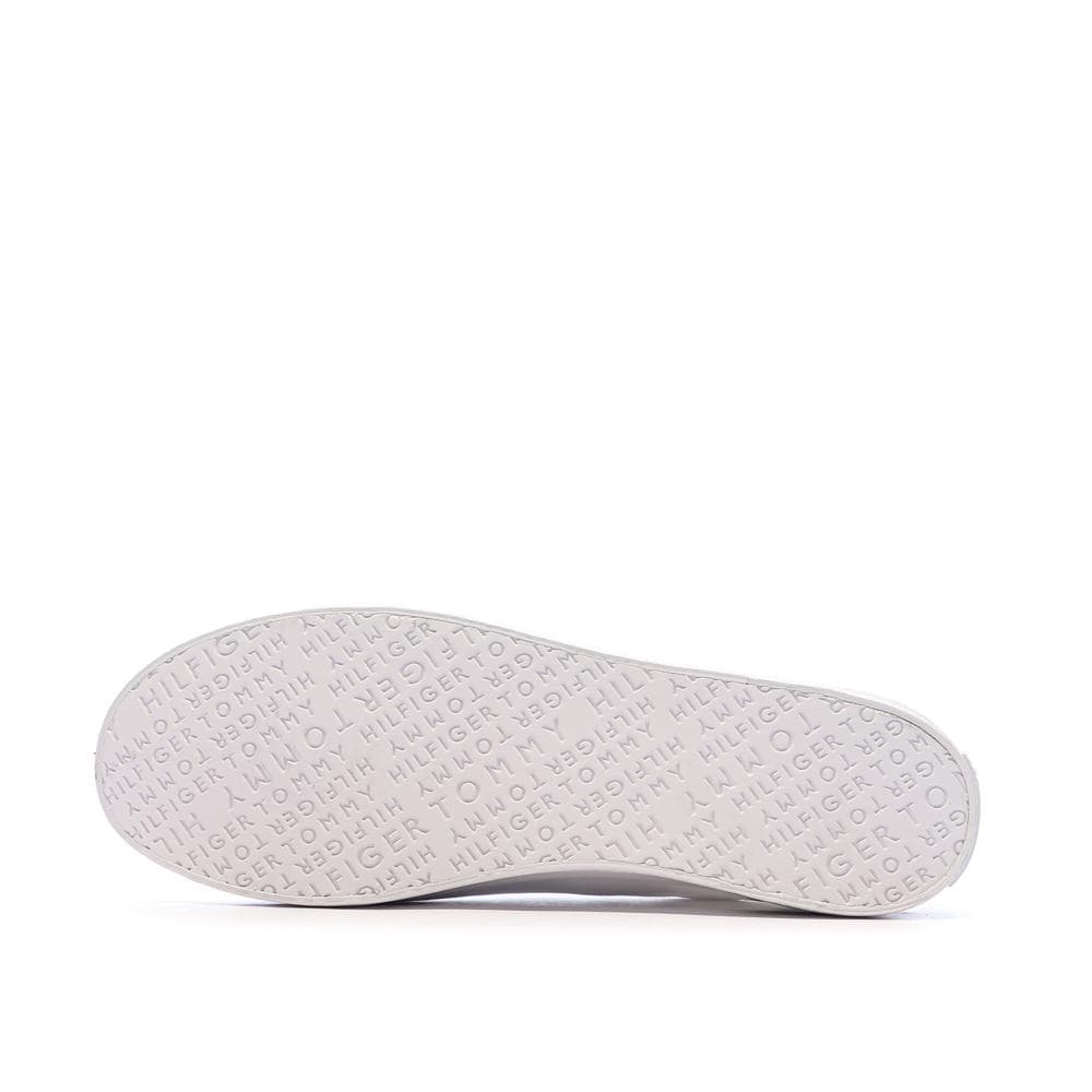 Baskets Blanches Femme Tommy Hilfiger Essential Stripes Sn 5