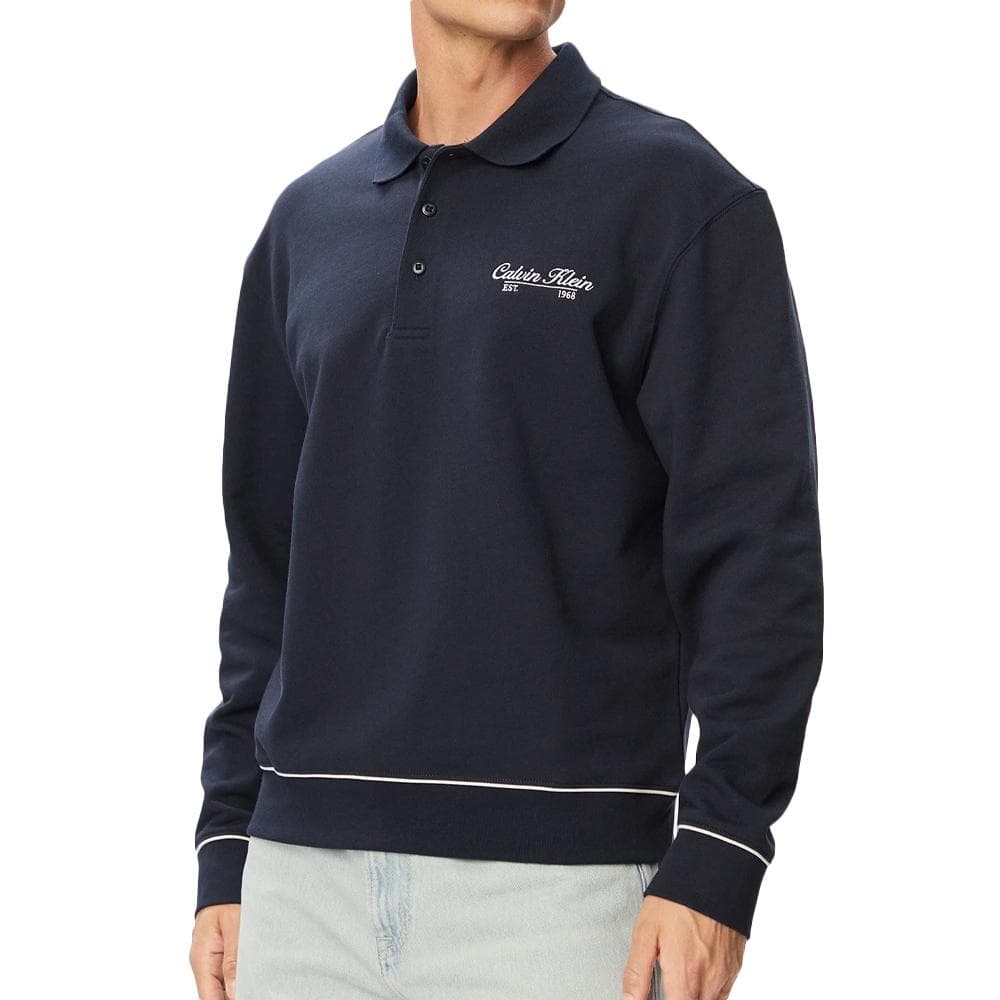 Sweat Marine Homme Calvin Klein Jeans Terry 1