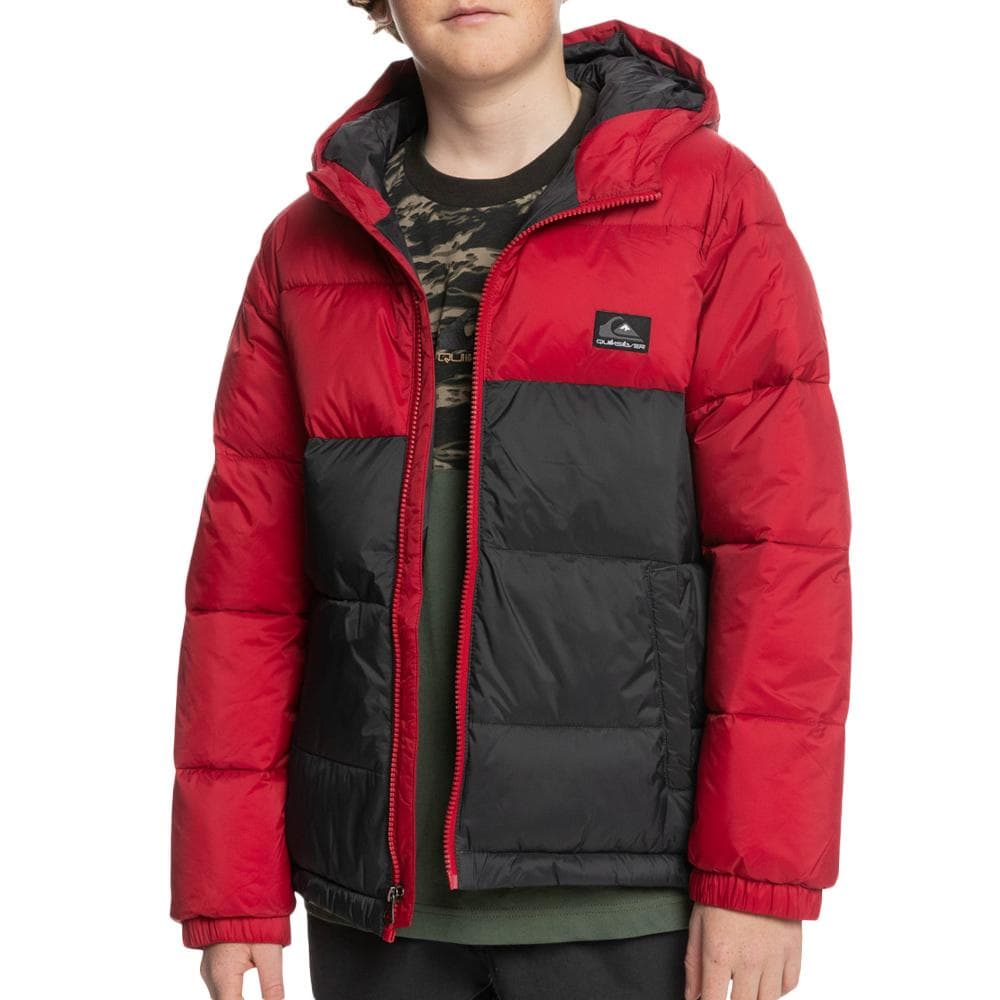 Doudoune Noire/Rouge Garçon Quiksilver Wolfs 1