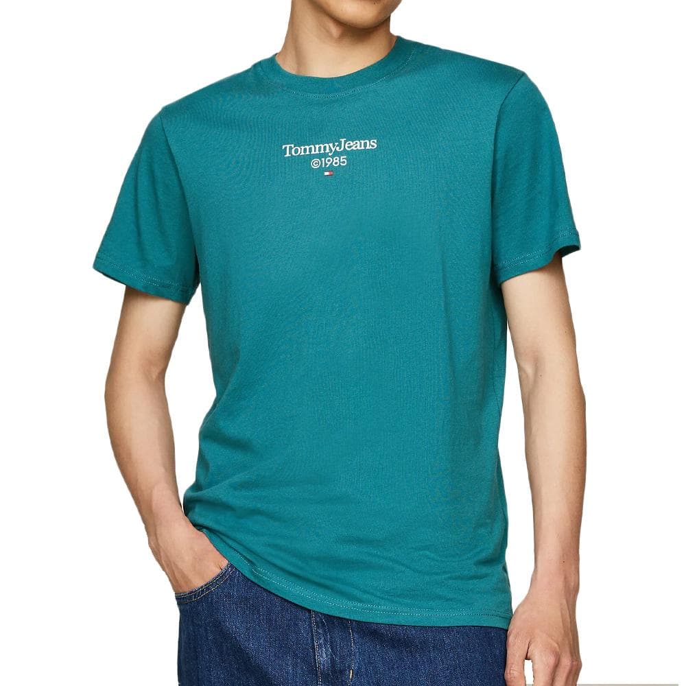 T-shirt Bleu Homme Tommy Hilfiger DM0DM18569-0TT 1