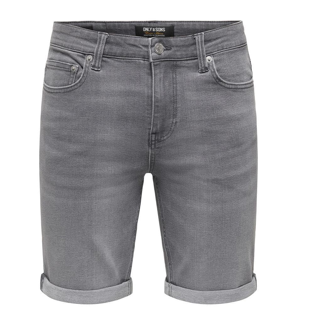 Short en Jean Gris Clair Homme Only & Sons Sply 1
