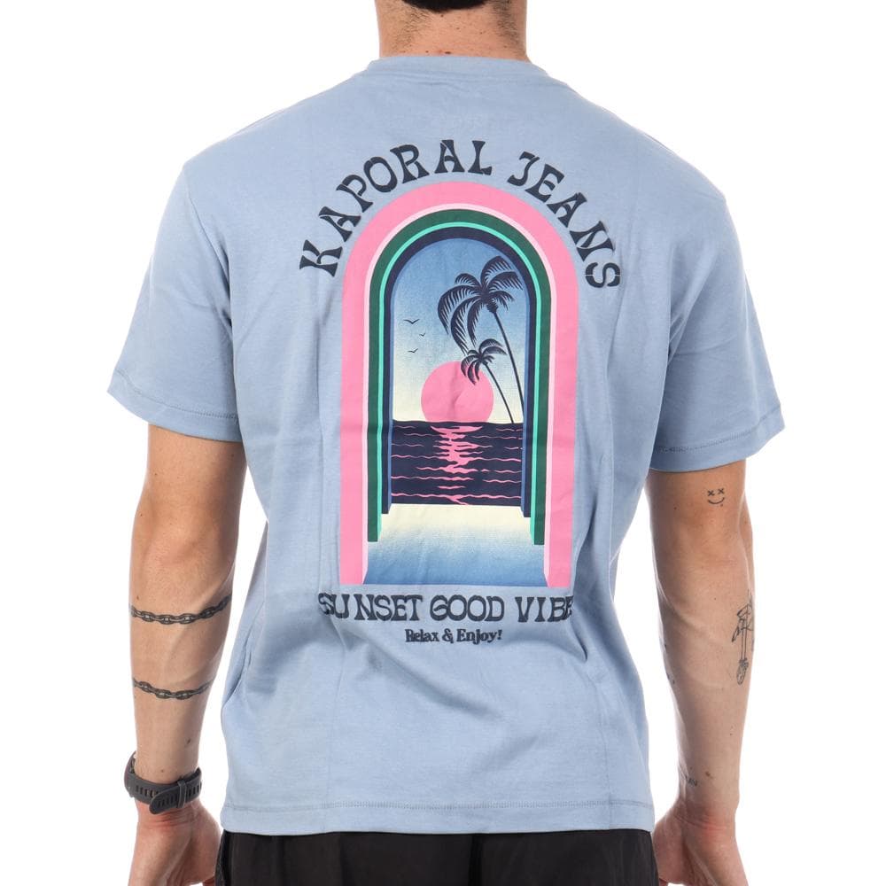 T-Shirt Bleu Homme Kaporal TYGAE 2