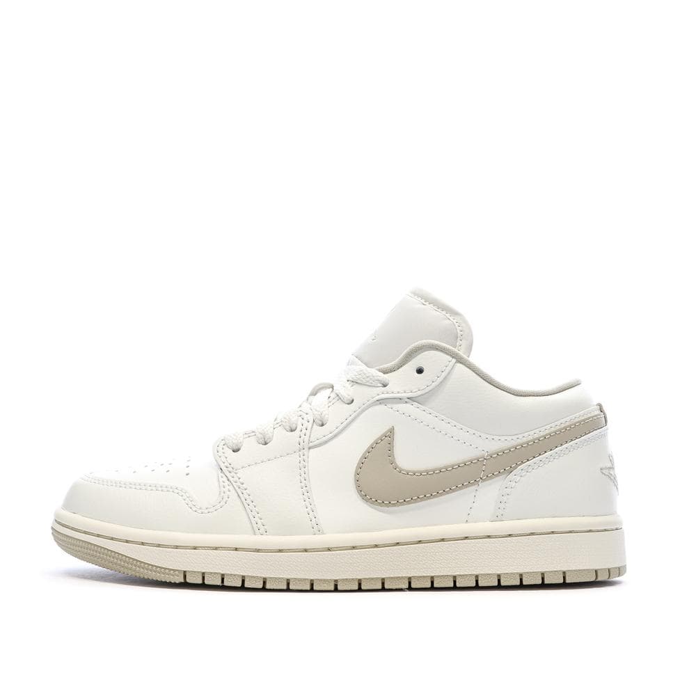 Basket Écru/Marron Mixte Nike Air Jordan 1 Low 1