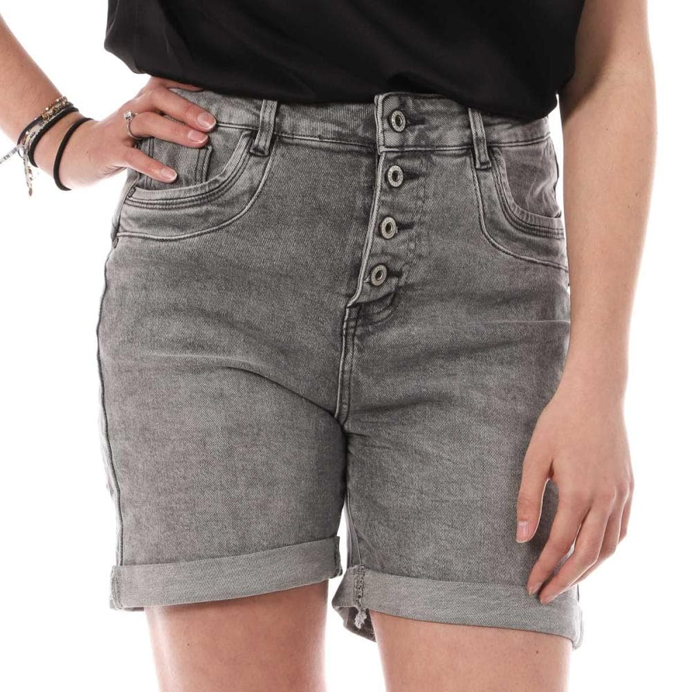 Short Gris Femme Monday Premium Long Please 1