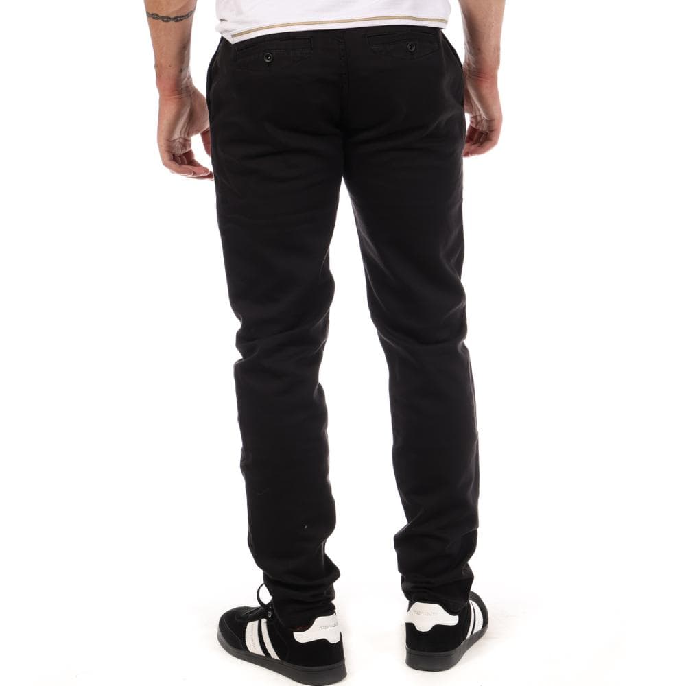 Pantalon toile Noir Homme Freeman T. Porter Gino 2