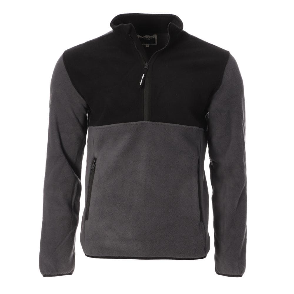 Polaire Noir/Gris Homme Jack & Jones Fleece Collar 1