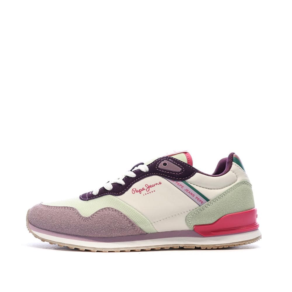 Baskets Violet Femme Pepe jeans London Band 1